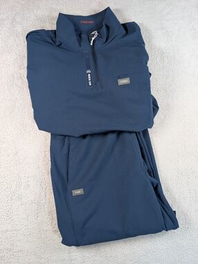 FIGS Team USA Olympic 2026 Scrub Set Mens L Blue NWT Medical